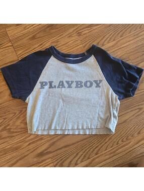 Pacsun Playboy crop top size small